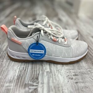 Columbia Gray and Pink Athletic Shoes with Cushioned Midsole